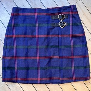 Lazy Oaf plaid skirt size 8